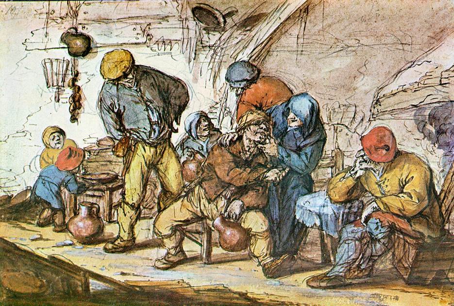 Scene in the Tavern av Adriaen Jansz. van Ostade