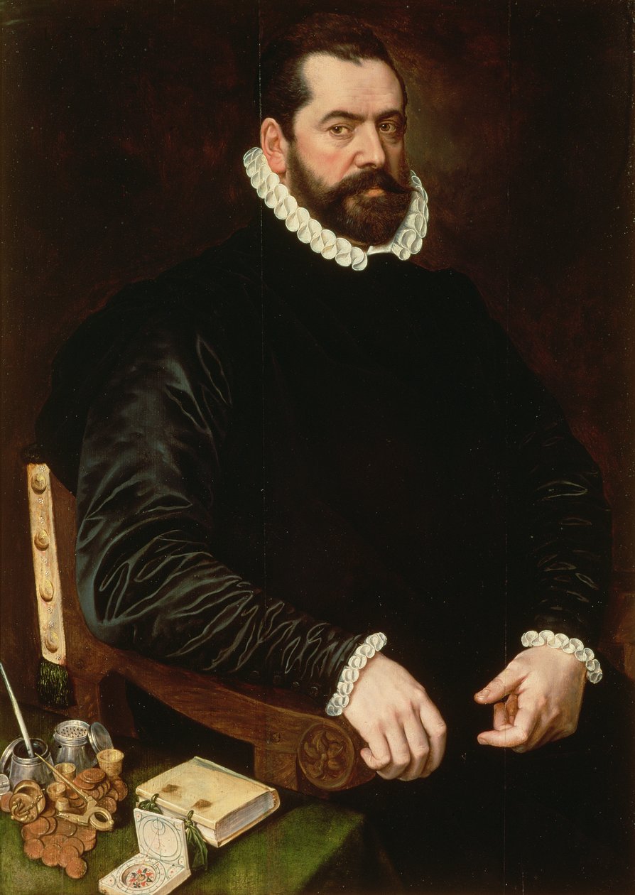 Porträtt av en lärd gentleman av Adriaen Thomasz Key