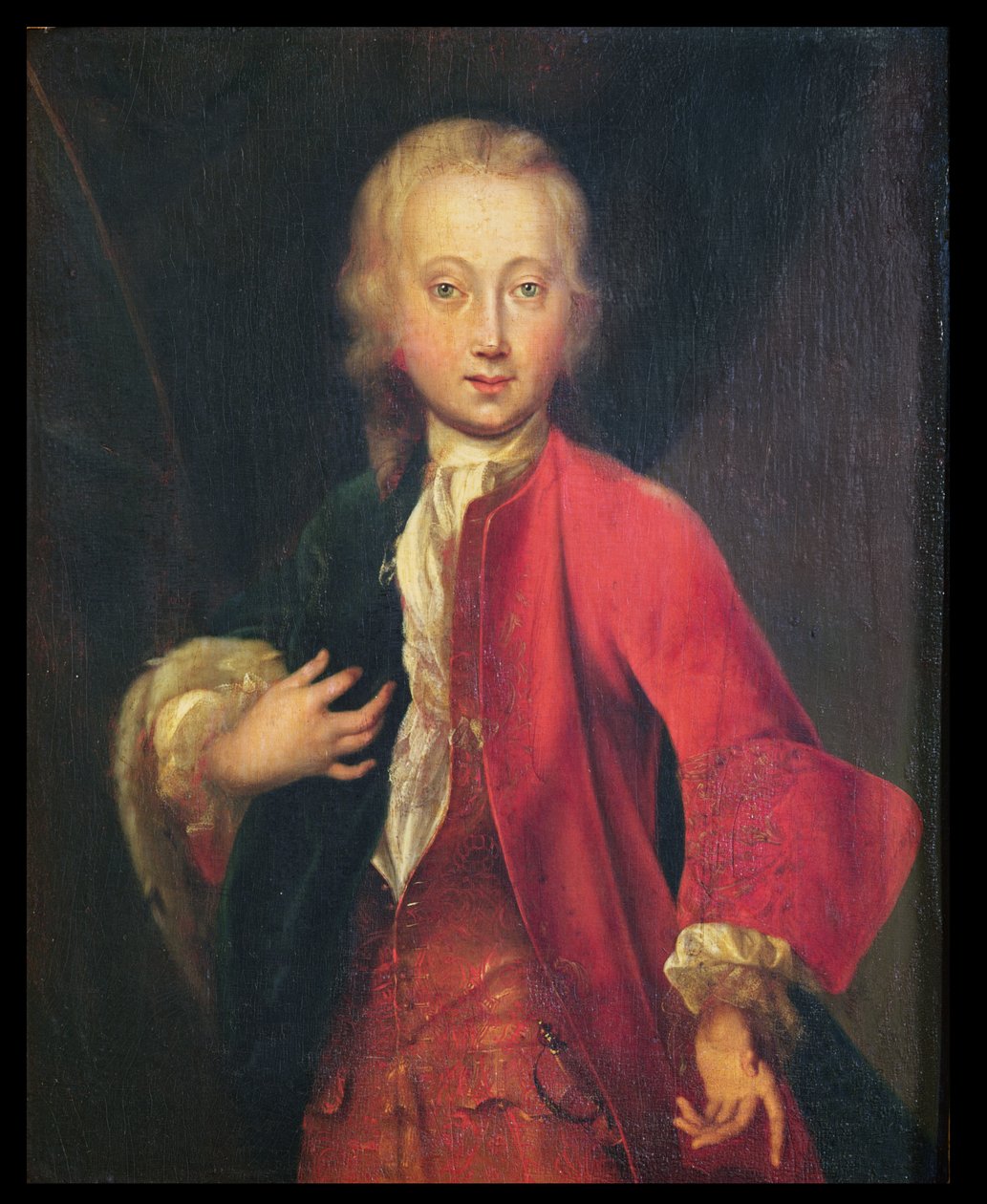Porträtt av Comte Maurice de Saxe (1696-1750) femton år gammal, ca 1711 av Adriaan van der Werff