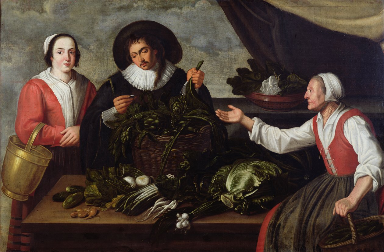 Grøntsagssælgeren swed av Adriaen van Utrecht