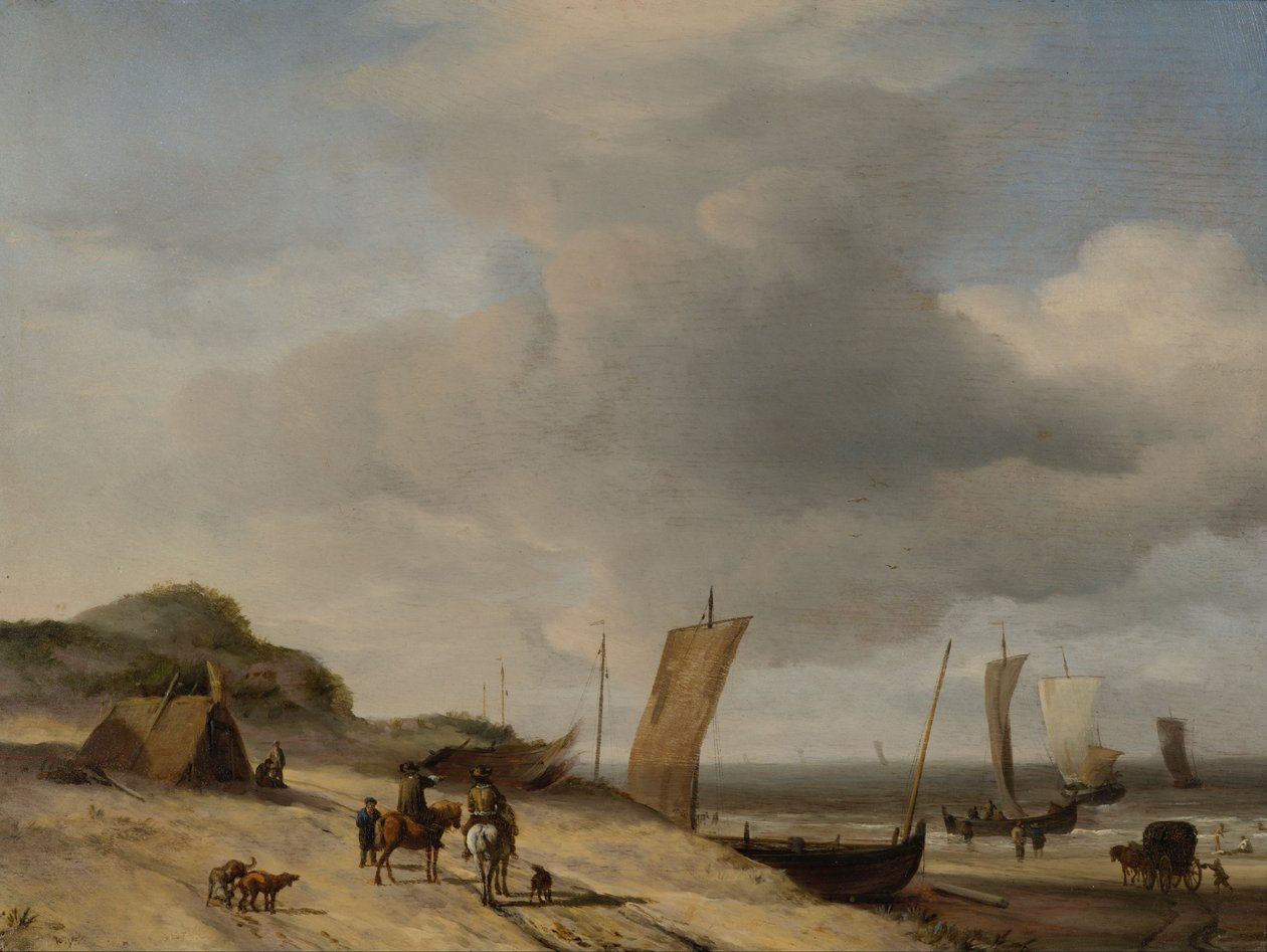Sanddyner vid Scheveningen av Adriaen van de Velde