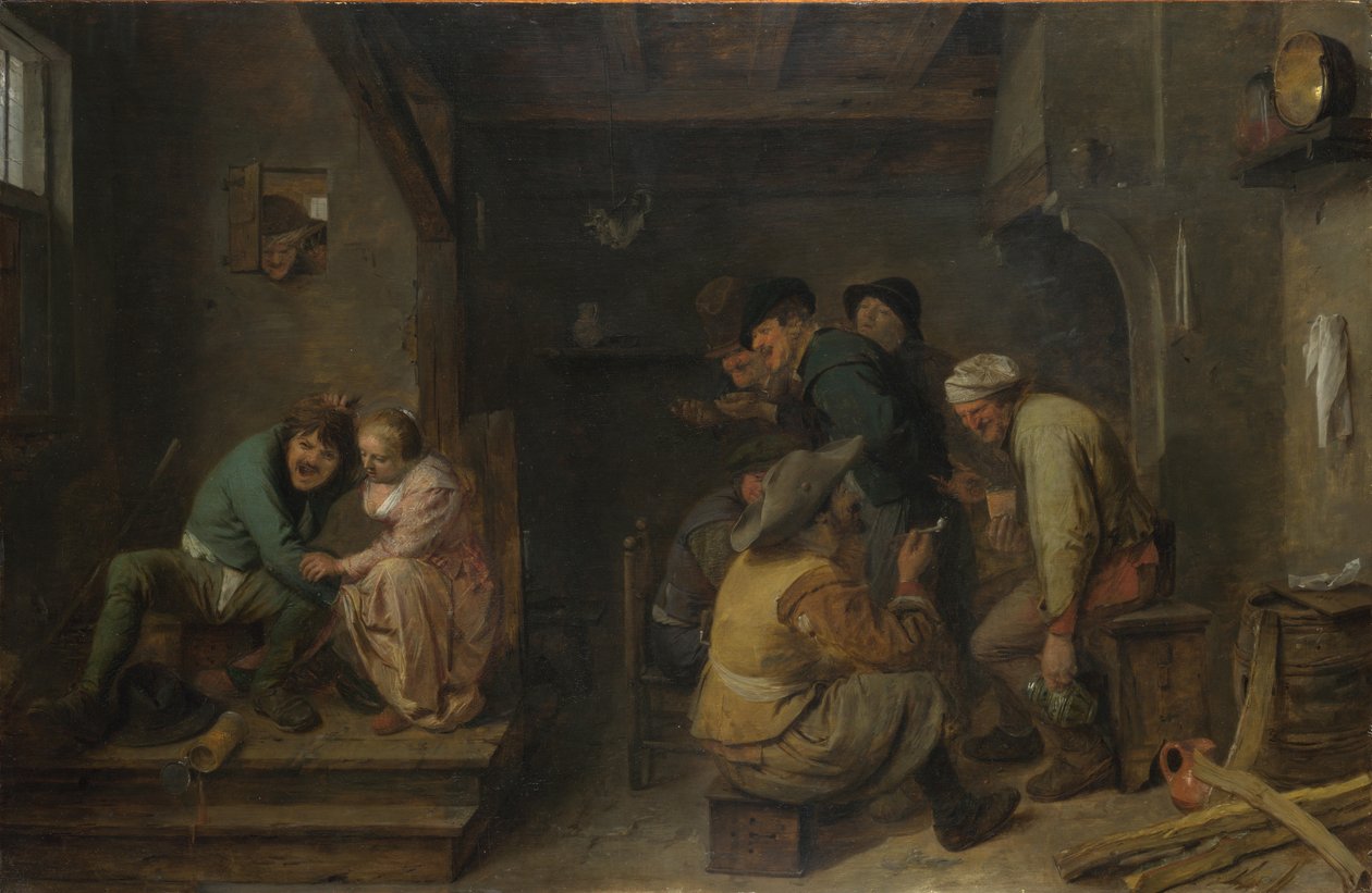 Krogscenen, ca. 1635 av Adriaen Brouwer