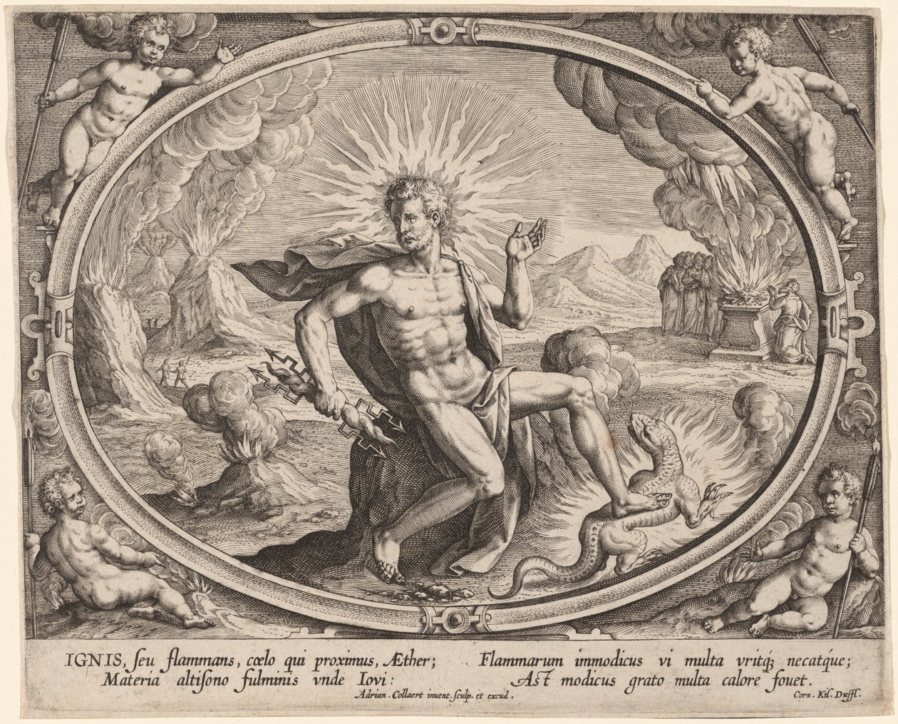 Ignis (eld) av Adriaen Collaert