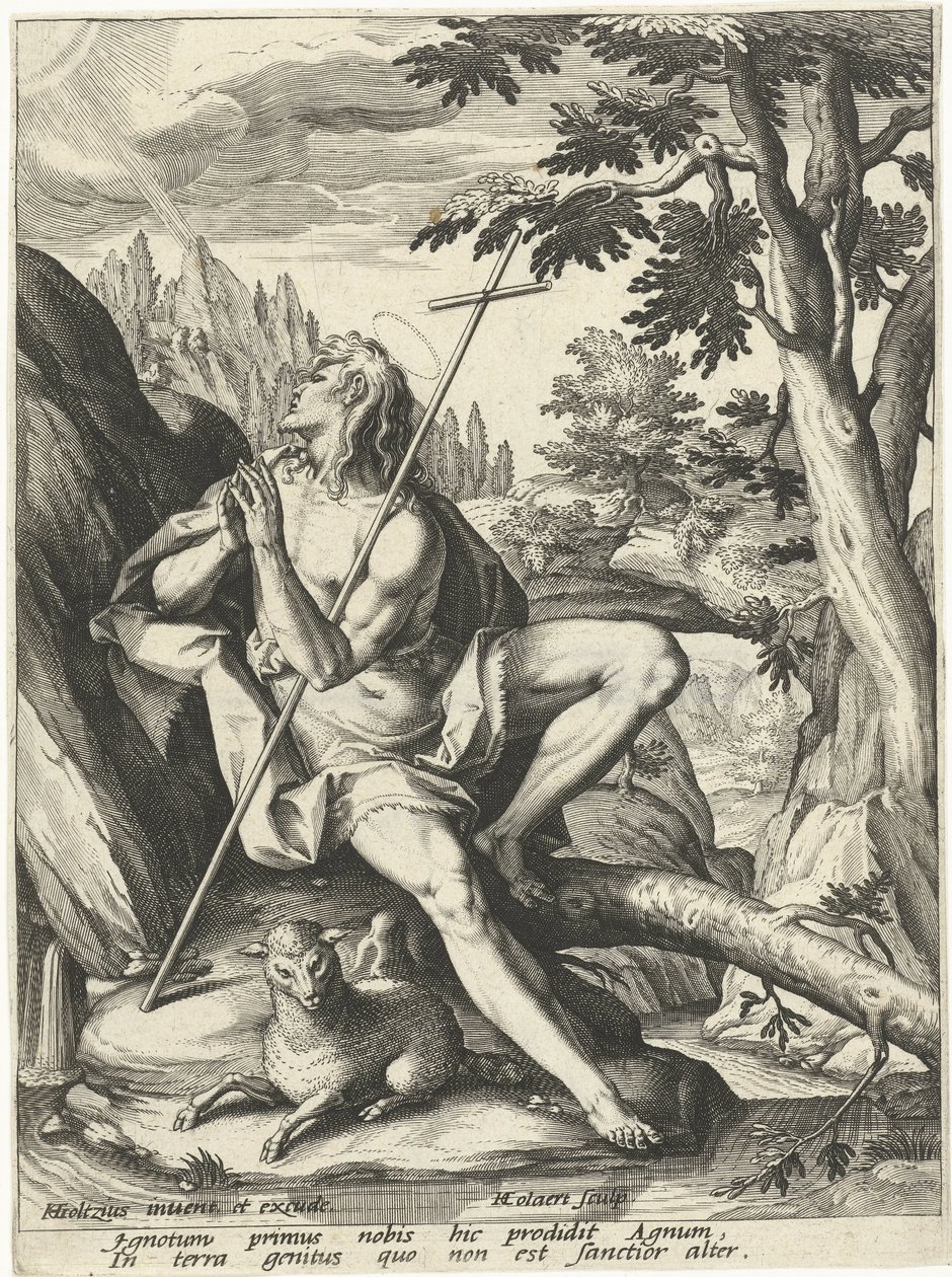 Johannes Döparen av Adriaen Collaert