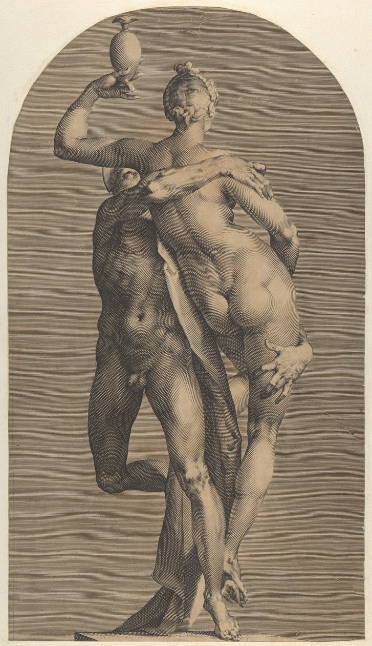 Mercury Abducting Psyche, ca. 1622. av Adriaen Collaert