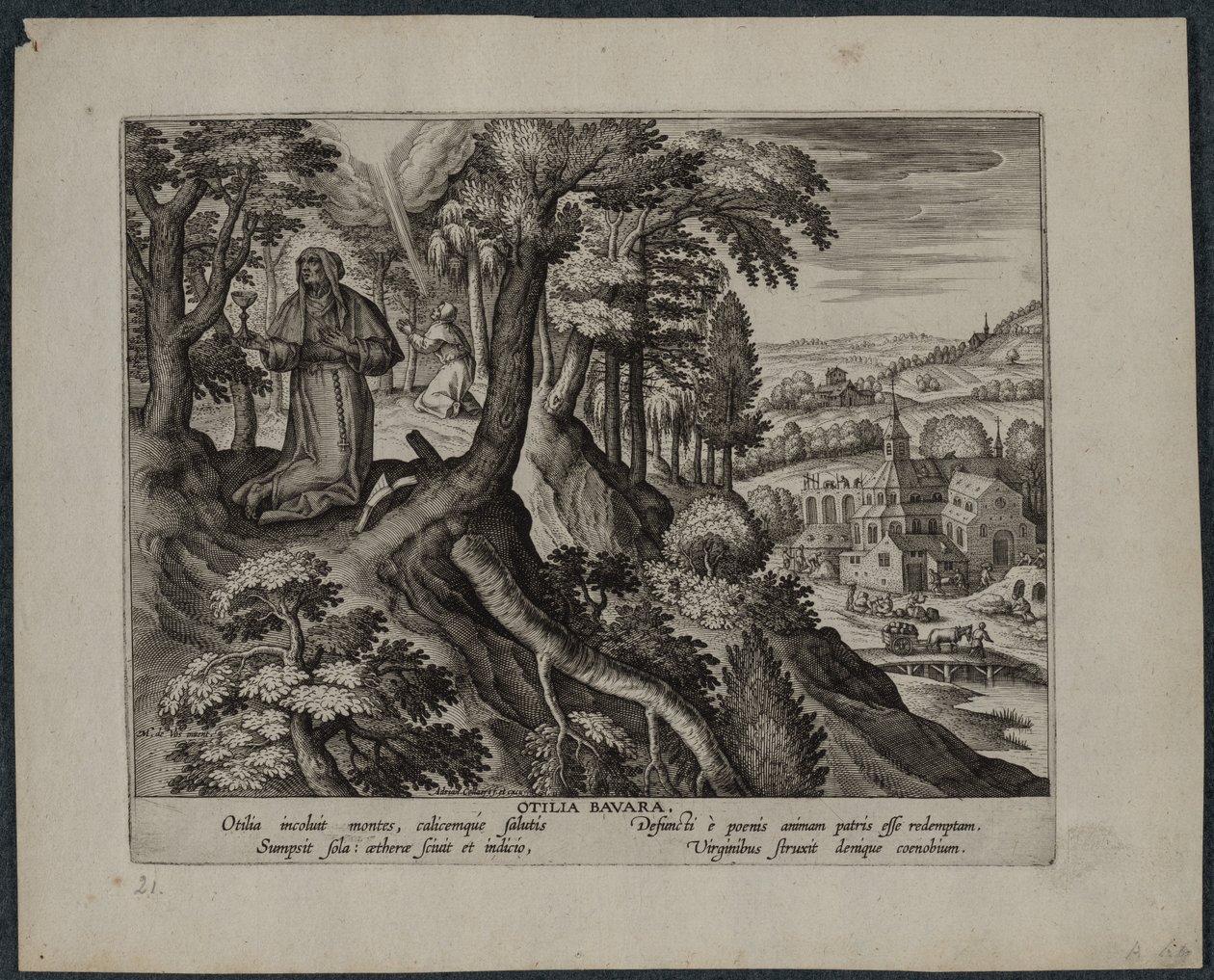 Otilia Bavarian av Adriaen Collaert