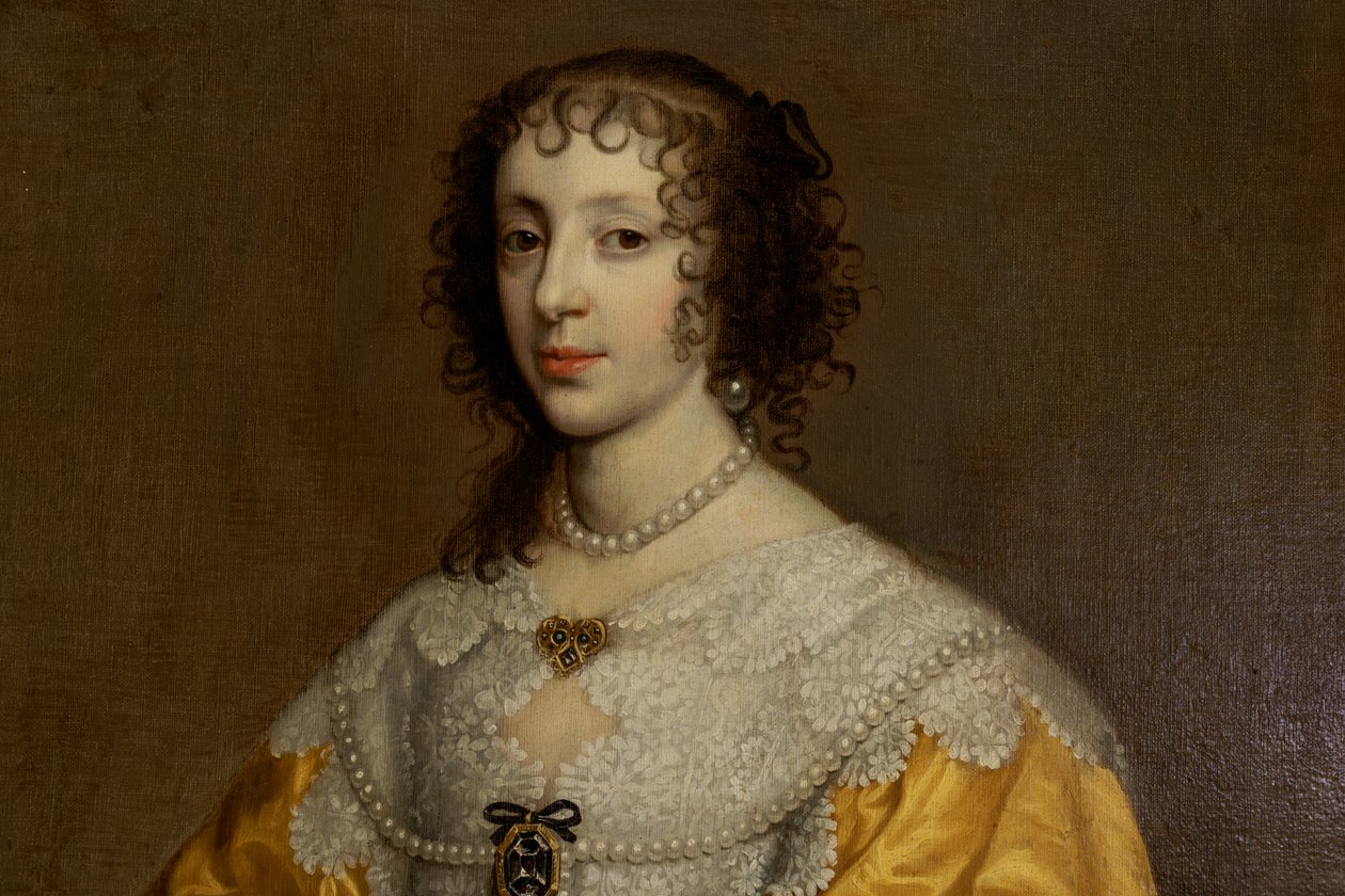 Henrietta Maria, drottning av Karl I (1609-1680) av Adriaen Hanneman