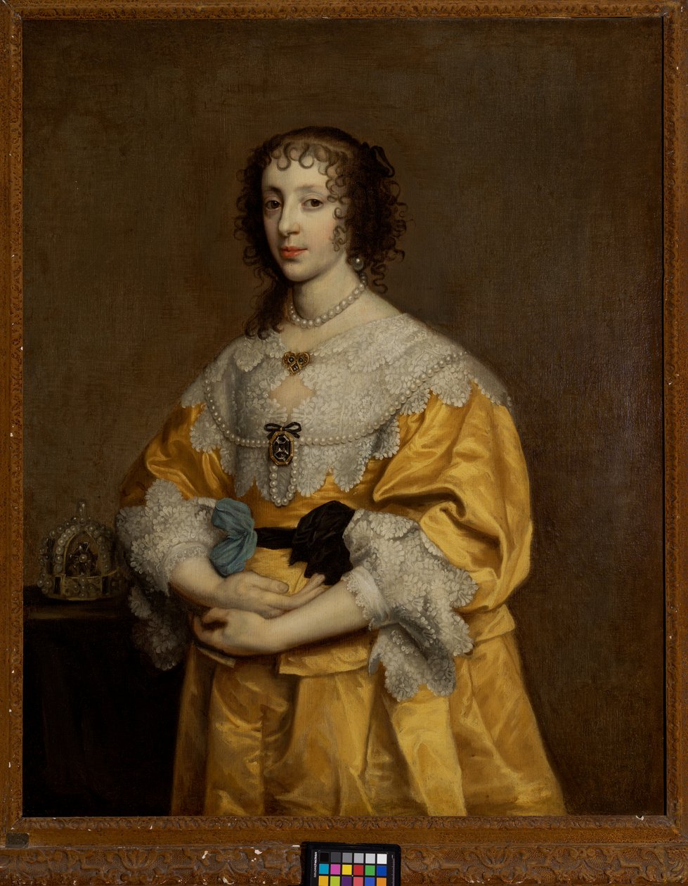 Henrietta Maria, drottning av Karl I (1609-1680) av Adriaen Hanneman