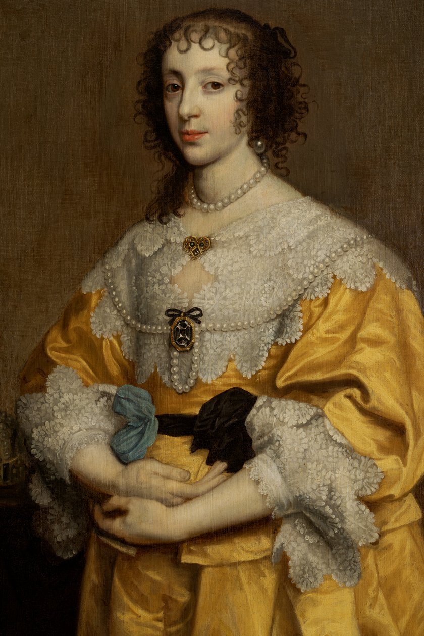 Henrietta Maria, drottning av Karl I (1609-1680) av Adriaen Hanneman