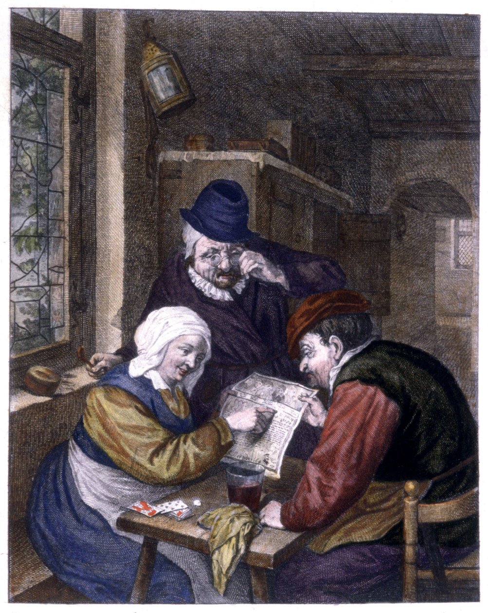 Hos astrologen av Adriaen Jansz. van Ostade