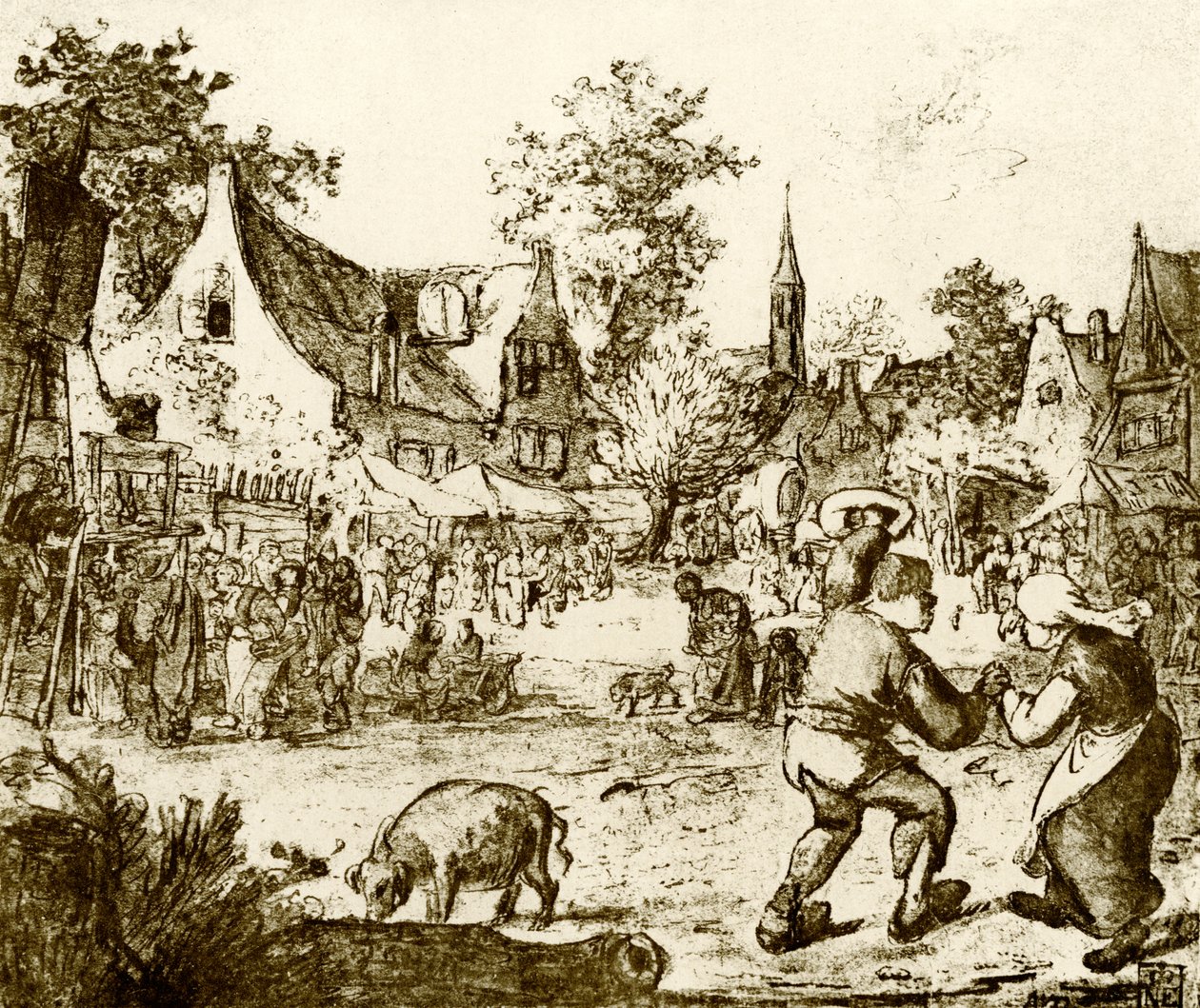 holländskt tivoli av Adriaen Jansz. van Ostade