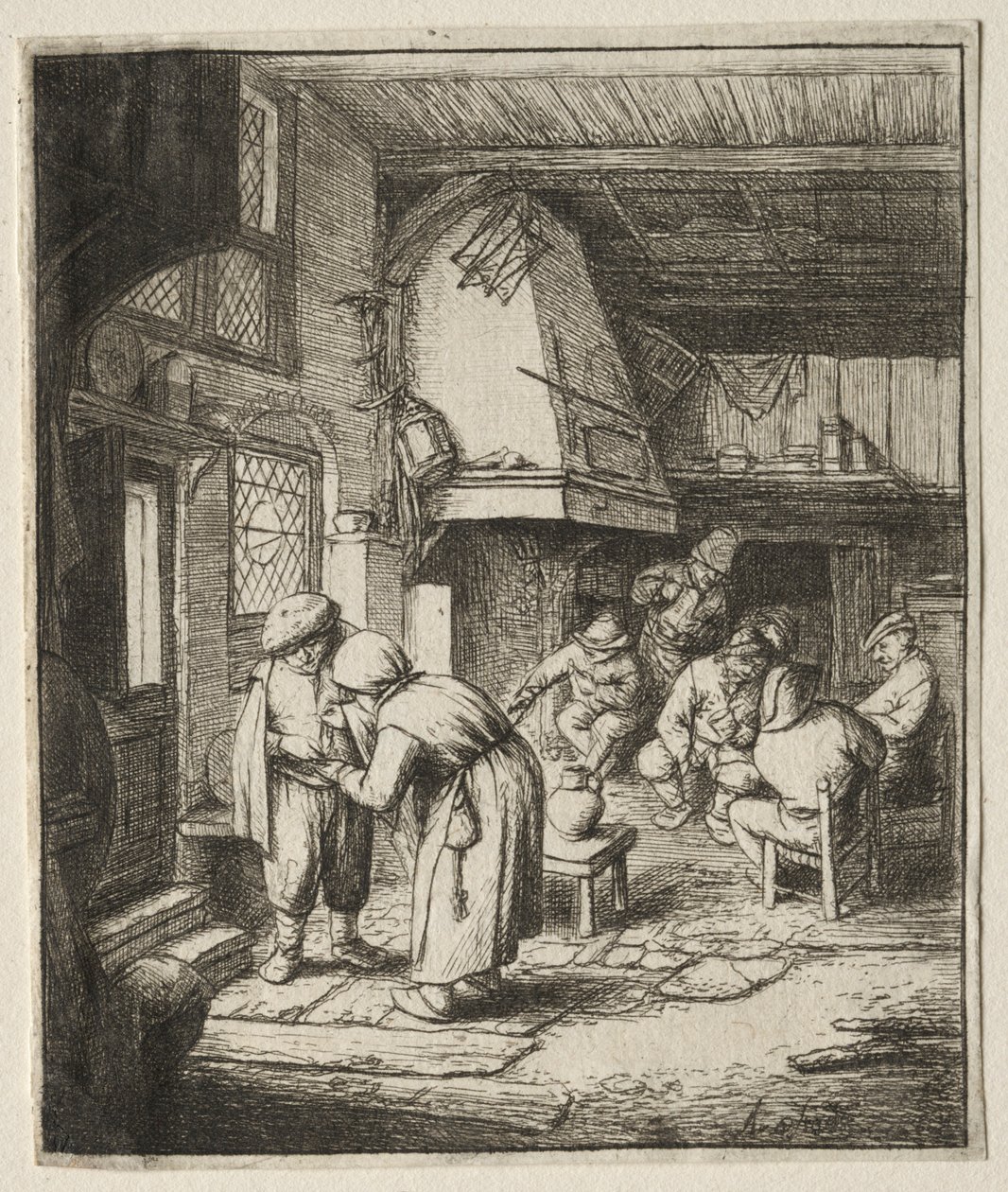 Bonden löser sin skuld. av Adriaen Jansz. van Ostade
