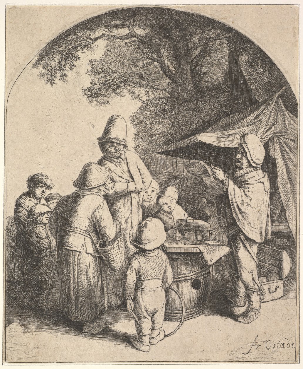 Kvackaren, 1610-85. av Adriaen Jansz. van Ostade