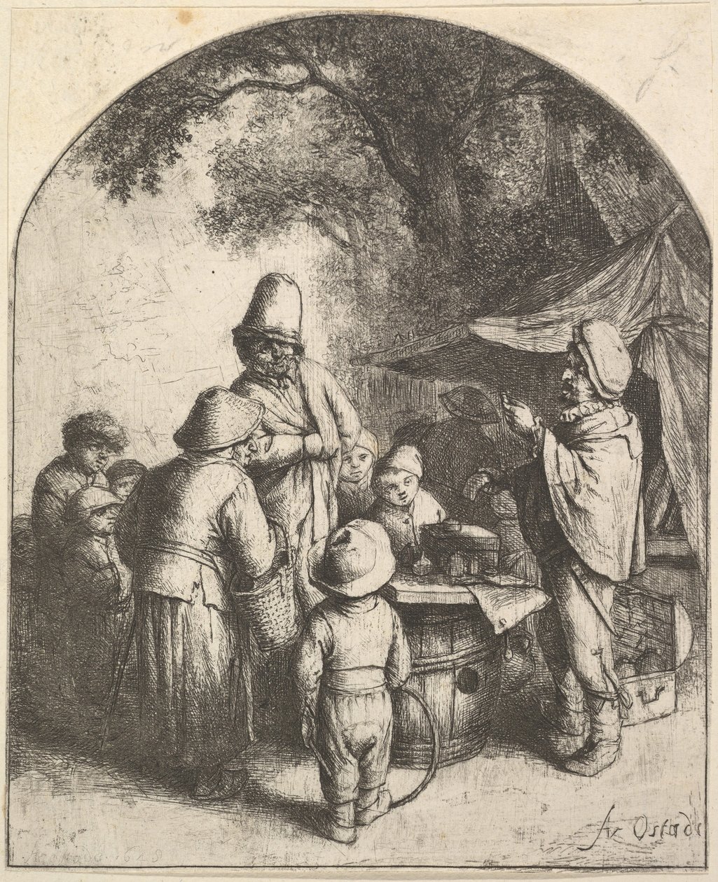Kvackaren, 1610-85. av Adriaen Jansz. van Ostade