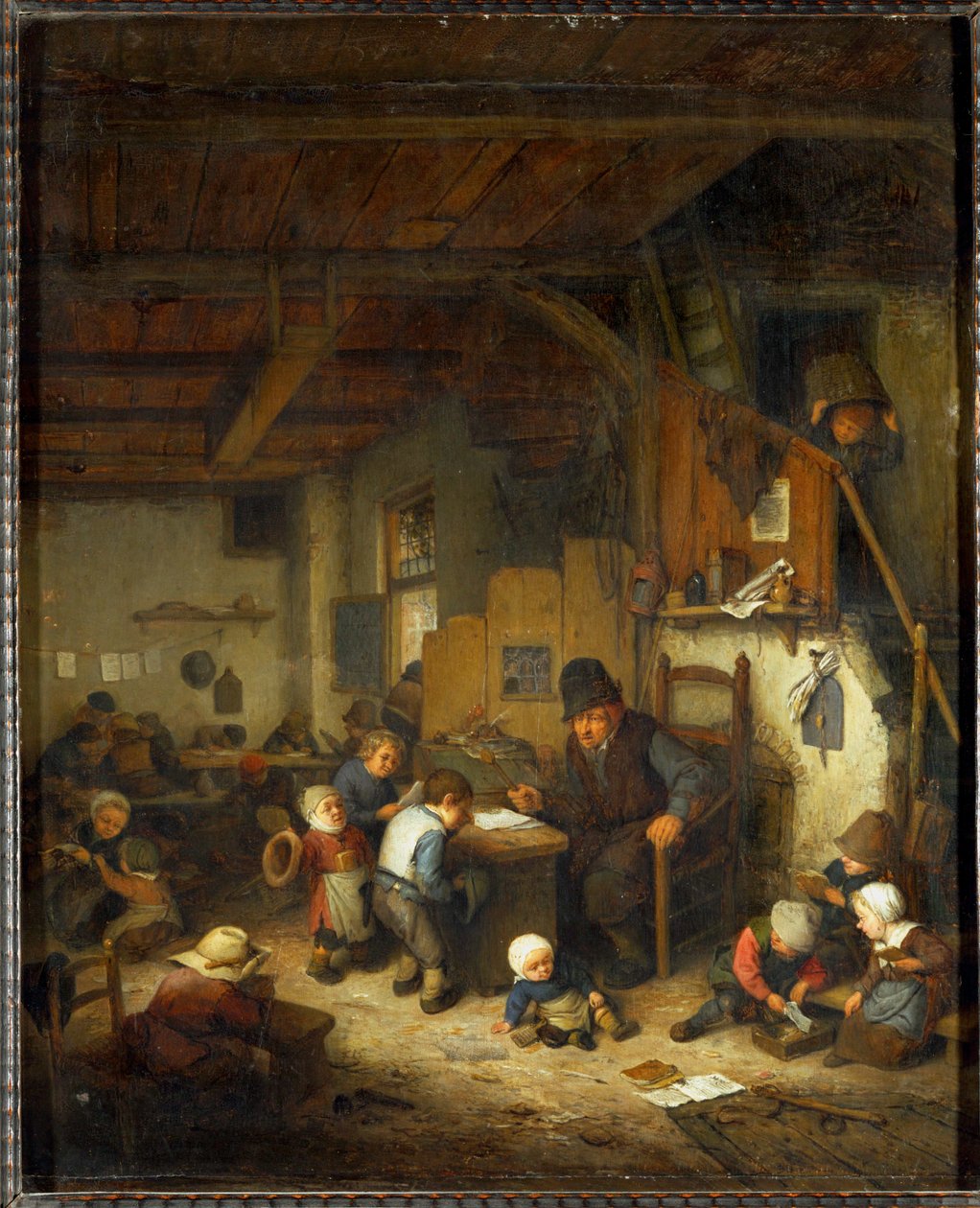 Skolmästaren... av Adriaen Jansz. van Ostade