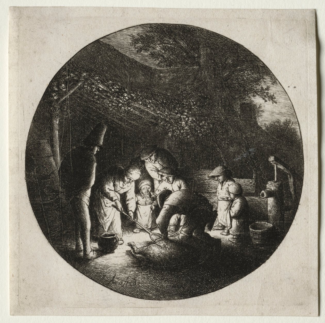 Grismördarna. av Adriaen Jansz. van Ostade