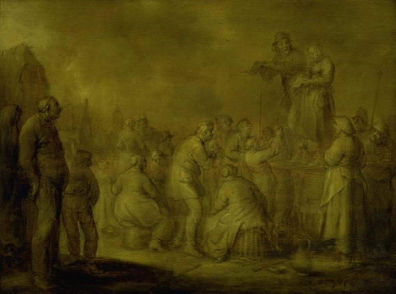 Street Singers av Adriaen Pietersz. van de Venne