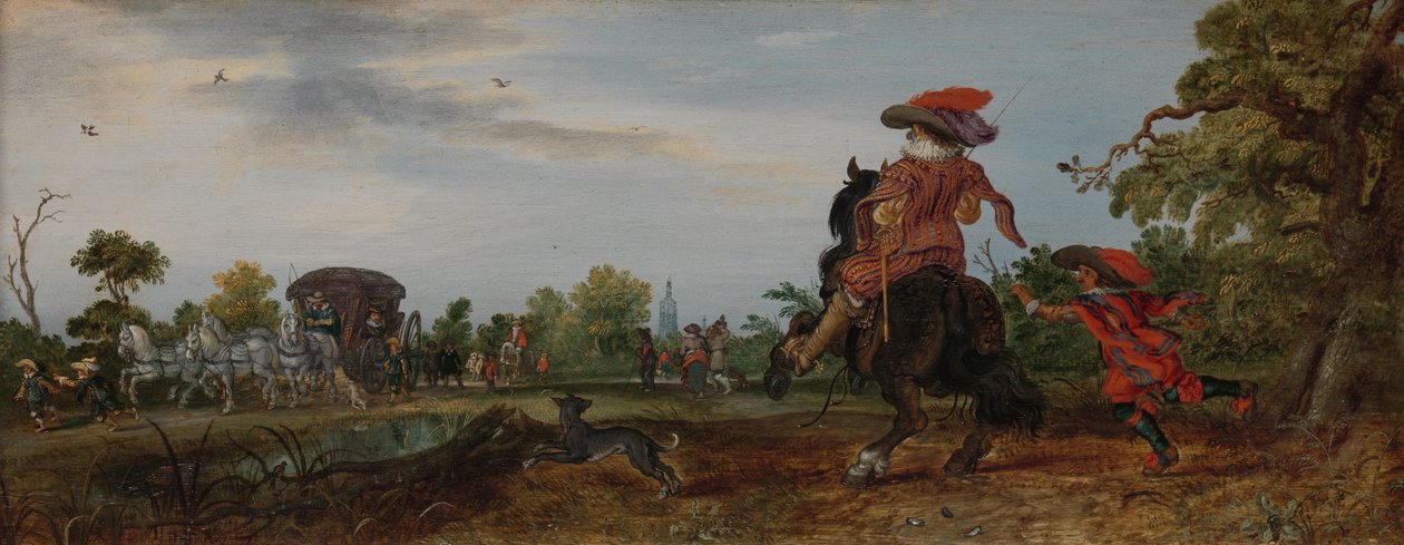Sommar (hälsning) av Adriaen Pietersz van de Venne