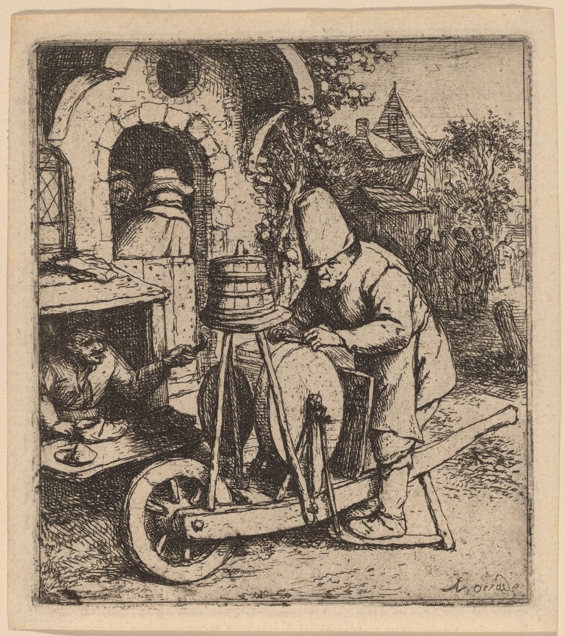 Knivslip av Adriaen van Ostade