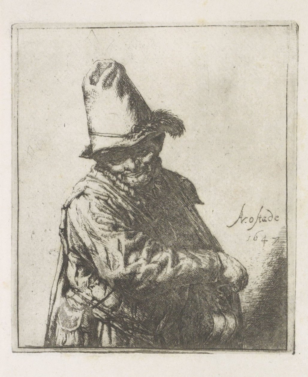 Vinschvändare av Adriaen van Ostade