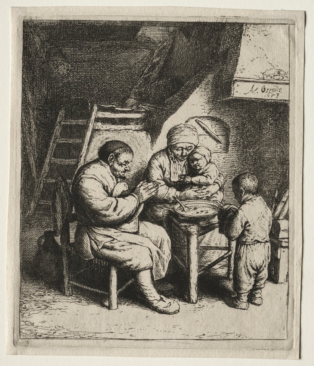Att säga nåd av Adriaen van Ostade