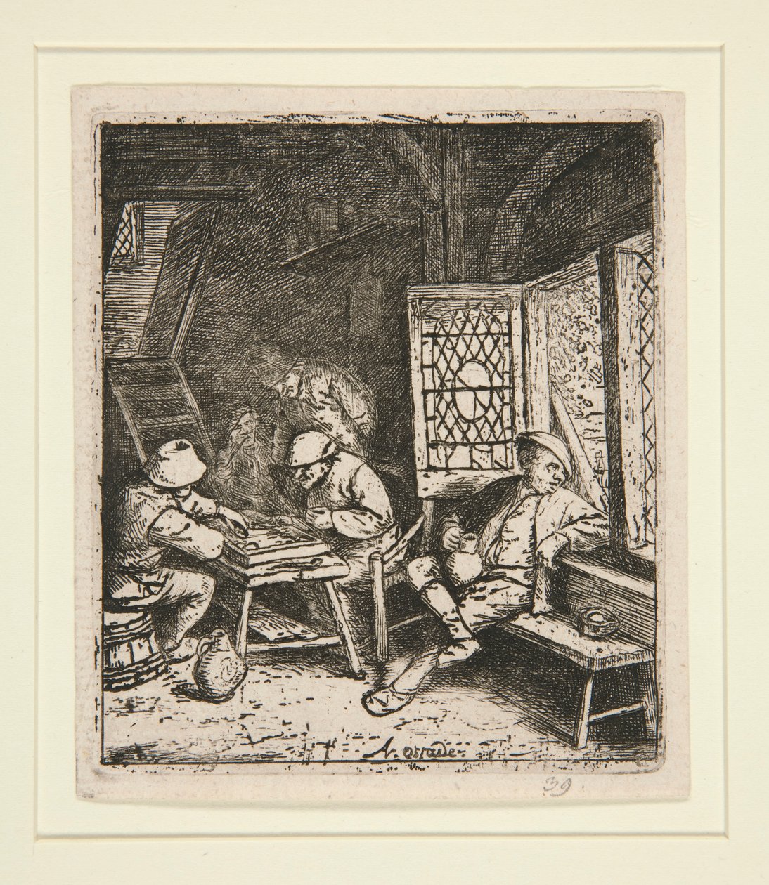 Backgammonspelarna av Adriaen van Ostade