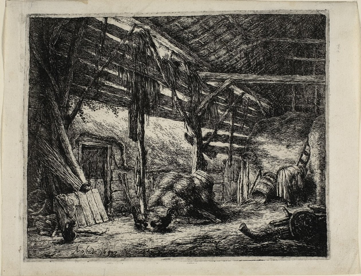 Ladugården av Adriaen van Ostade