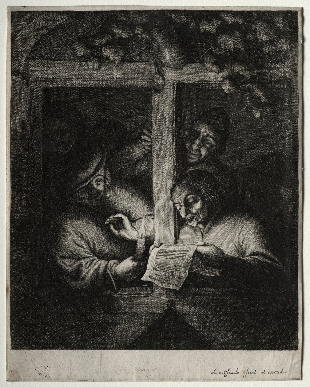Carol Singers av Adriaen van Ostade
