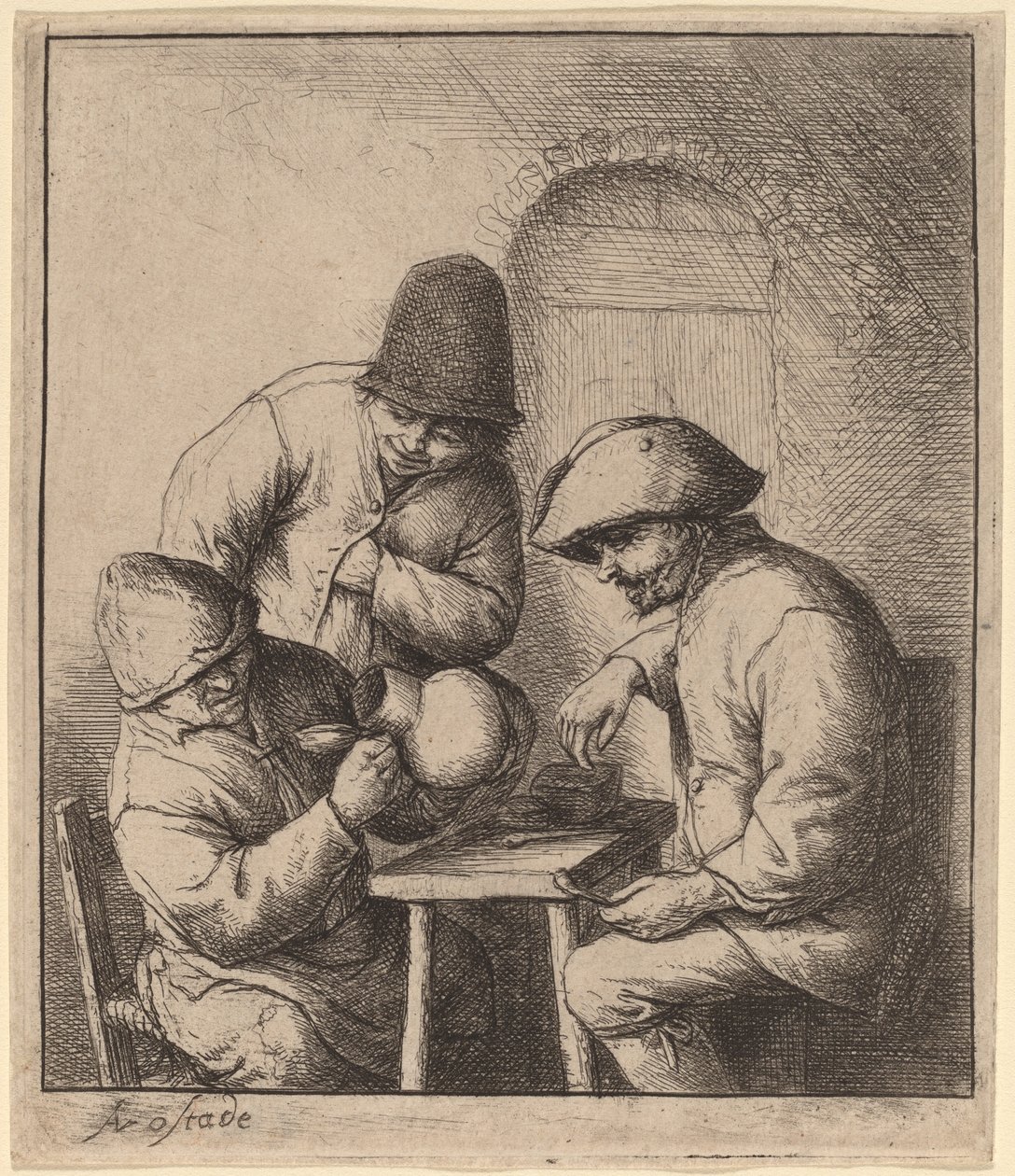 Den tomma kannan av Adriaen van Ostade