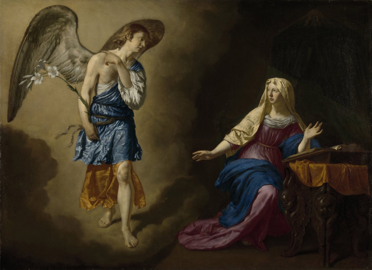 Bebådelsen, 1667 av Adriaen van de Velde