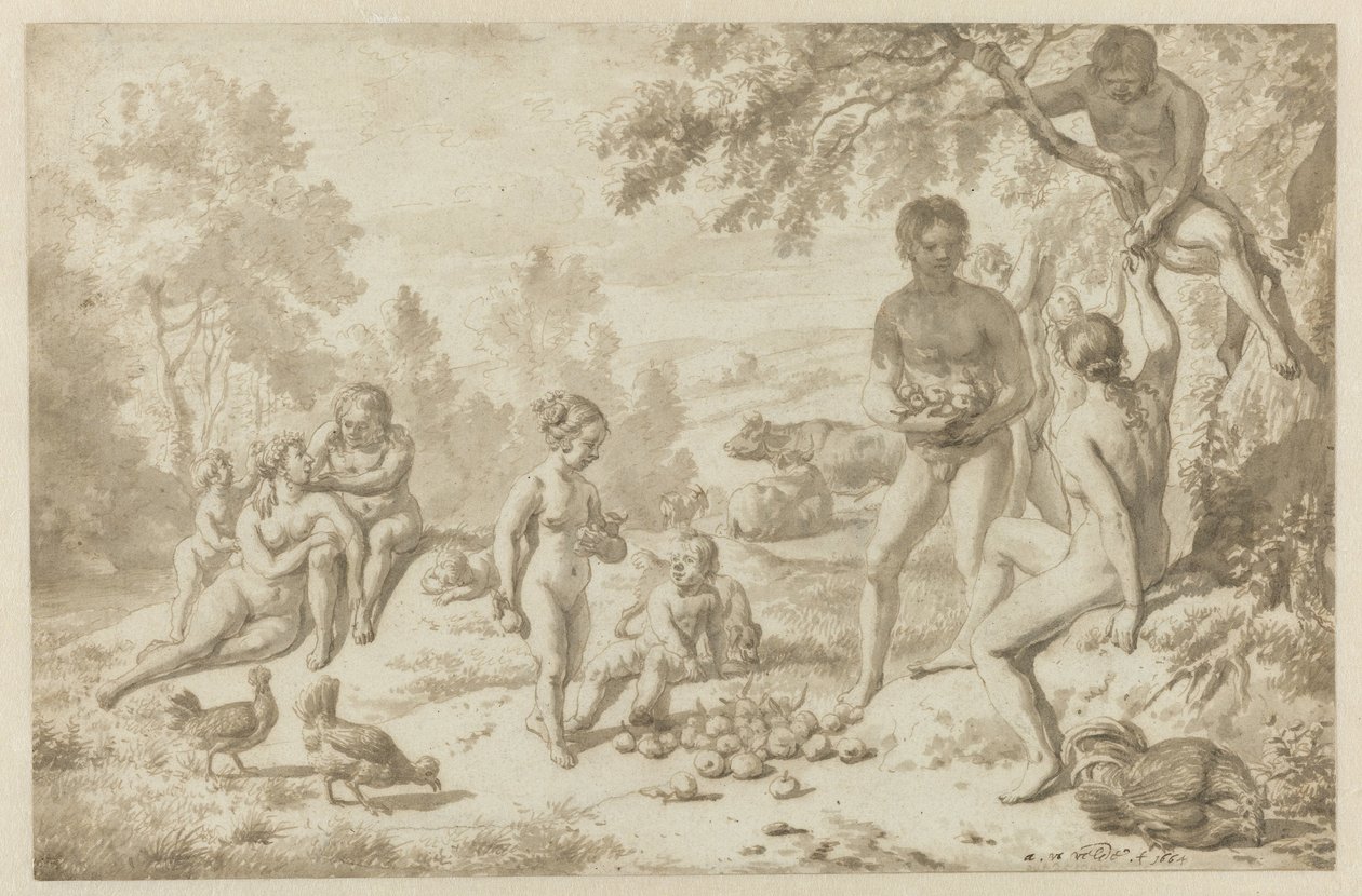 Den gyllene åldern av Adriaen van de Velde