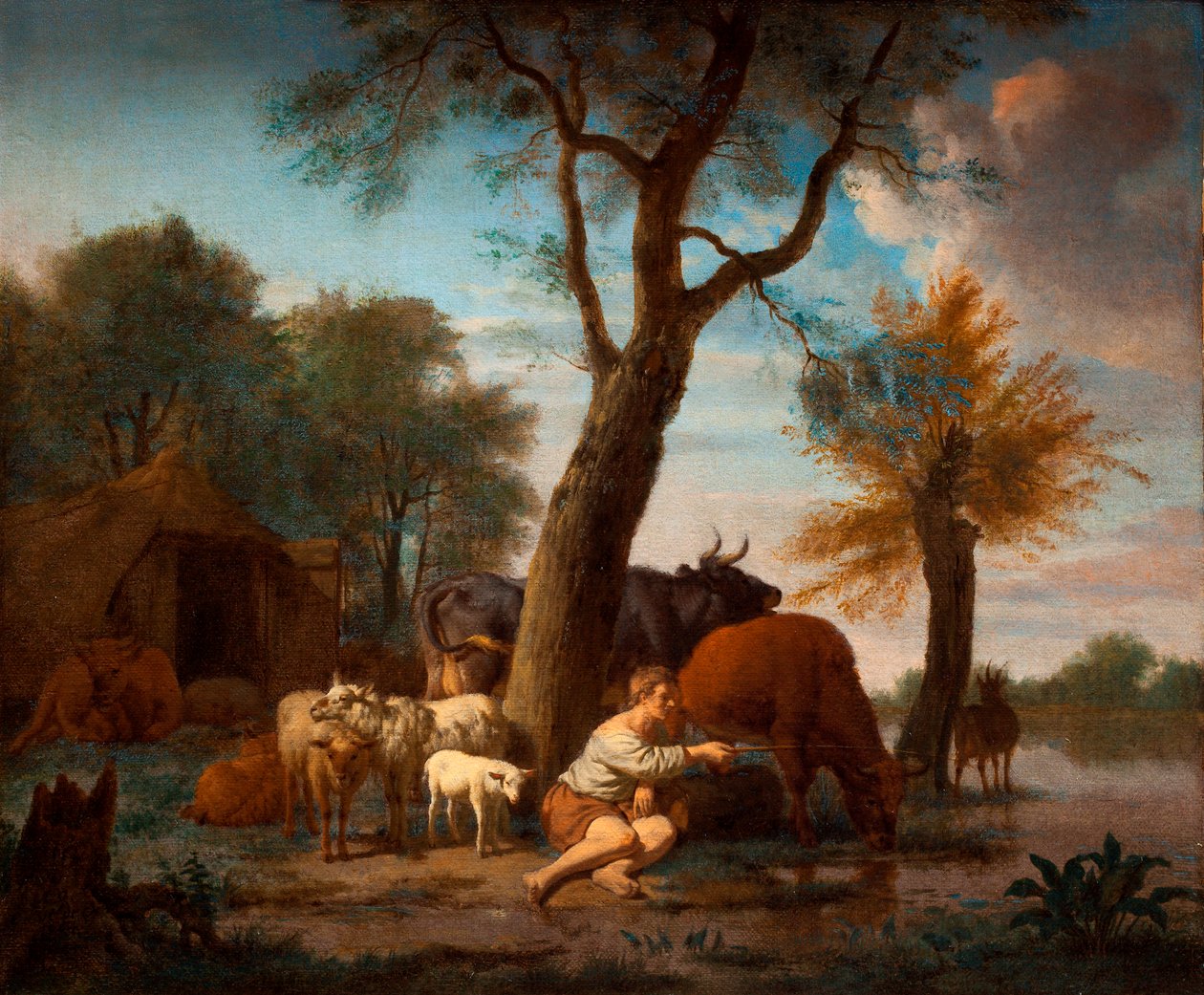Fiskeherden av Adriaen van de Velde
