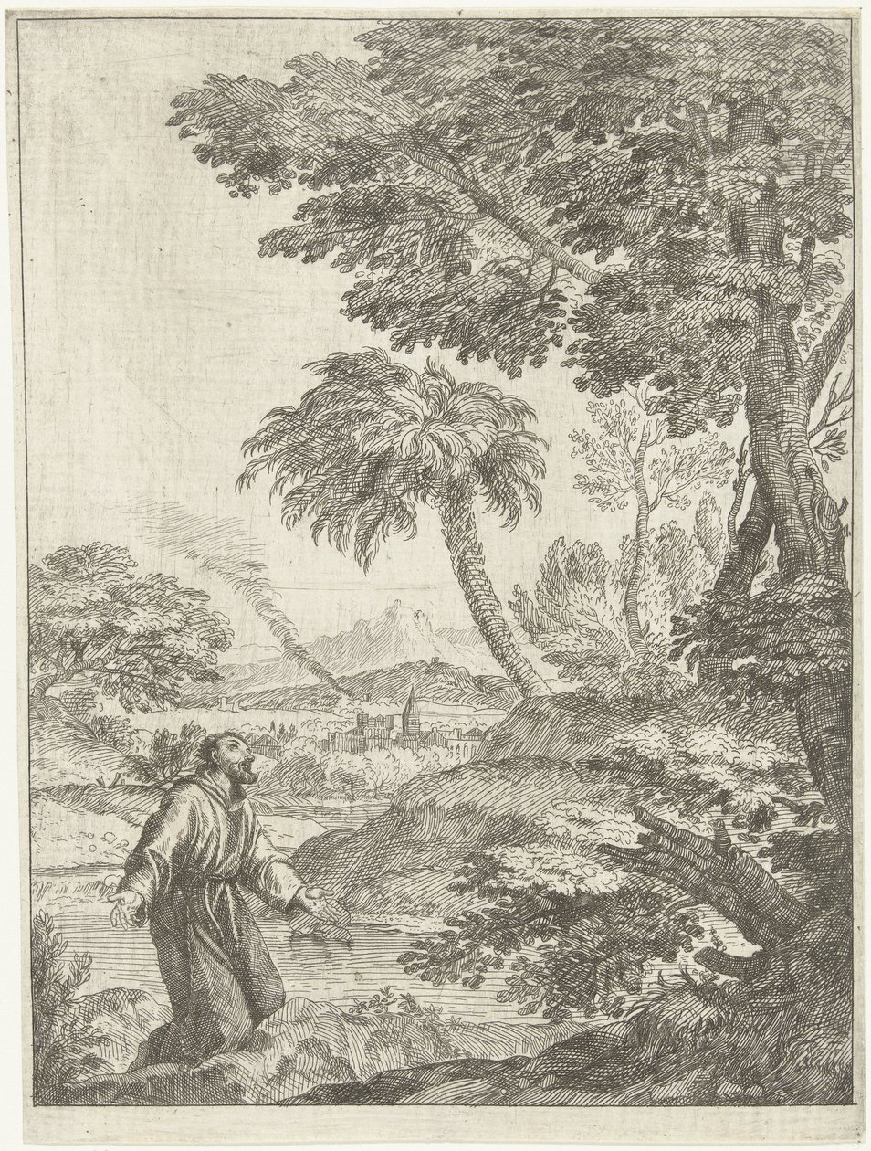 Sankt Franciskus av Adriaen van der Kabel