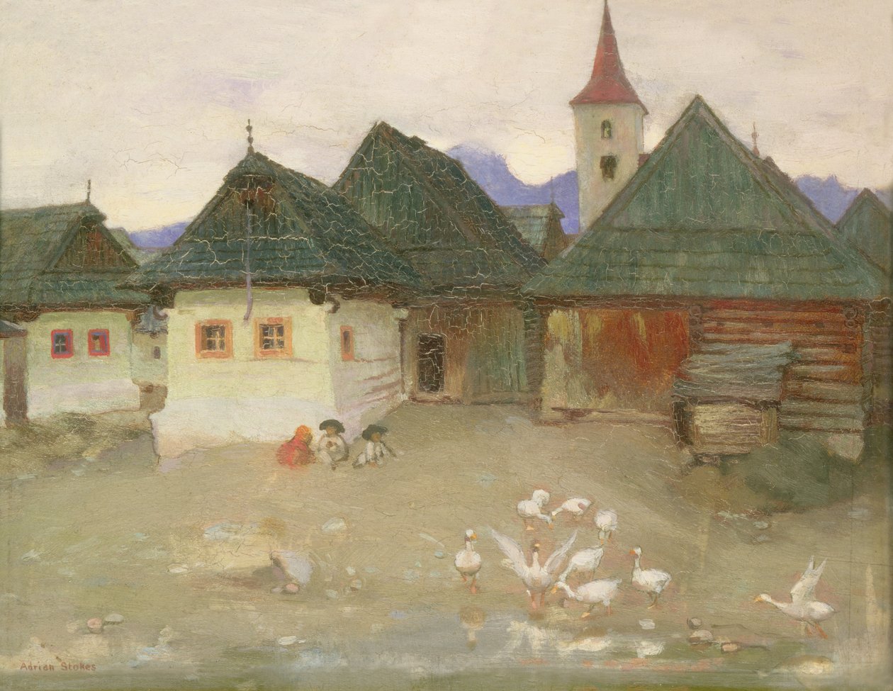 Från våra fönster i Vazsecz, ca 1905-09 av Adrian Scott Stokes