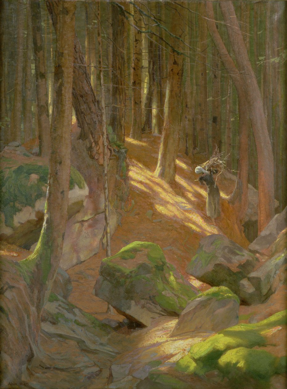 Skymning i en skog av Adrian Scott Stokes