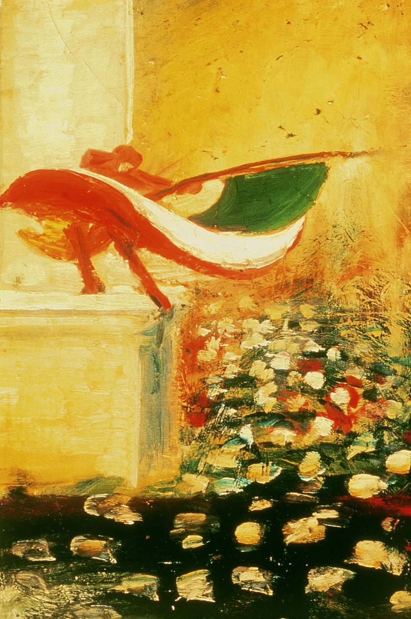 The Intervention, 1915 (olja på kort) av Adriana Bisi Fabbri