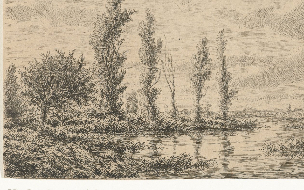 Flodlandskap av Adrianus van Everdingen