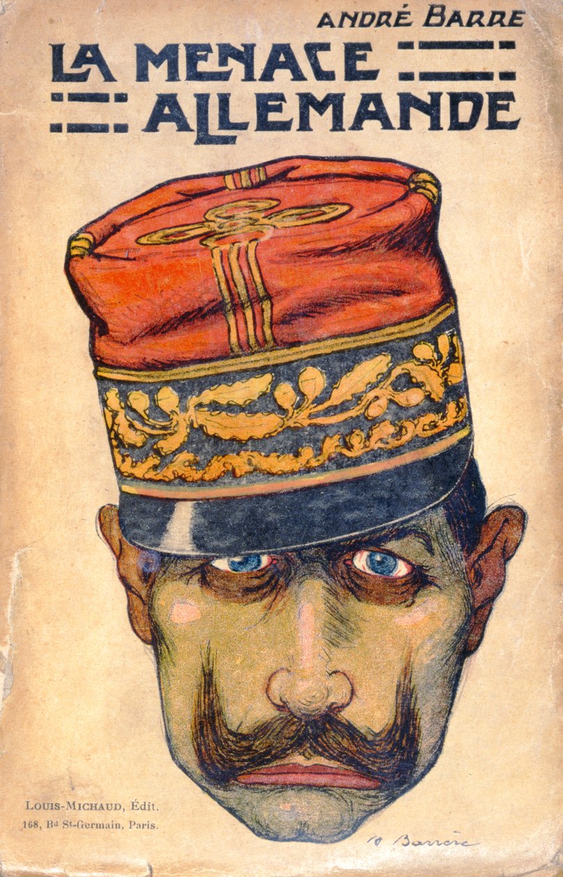 "Det tyska hotet" Kaiser Wilhelm II (1859-1941) c.1909 av Adrien Barrere