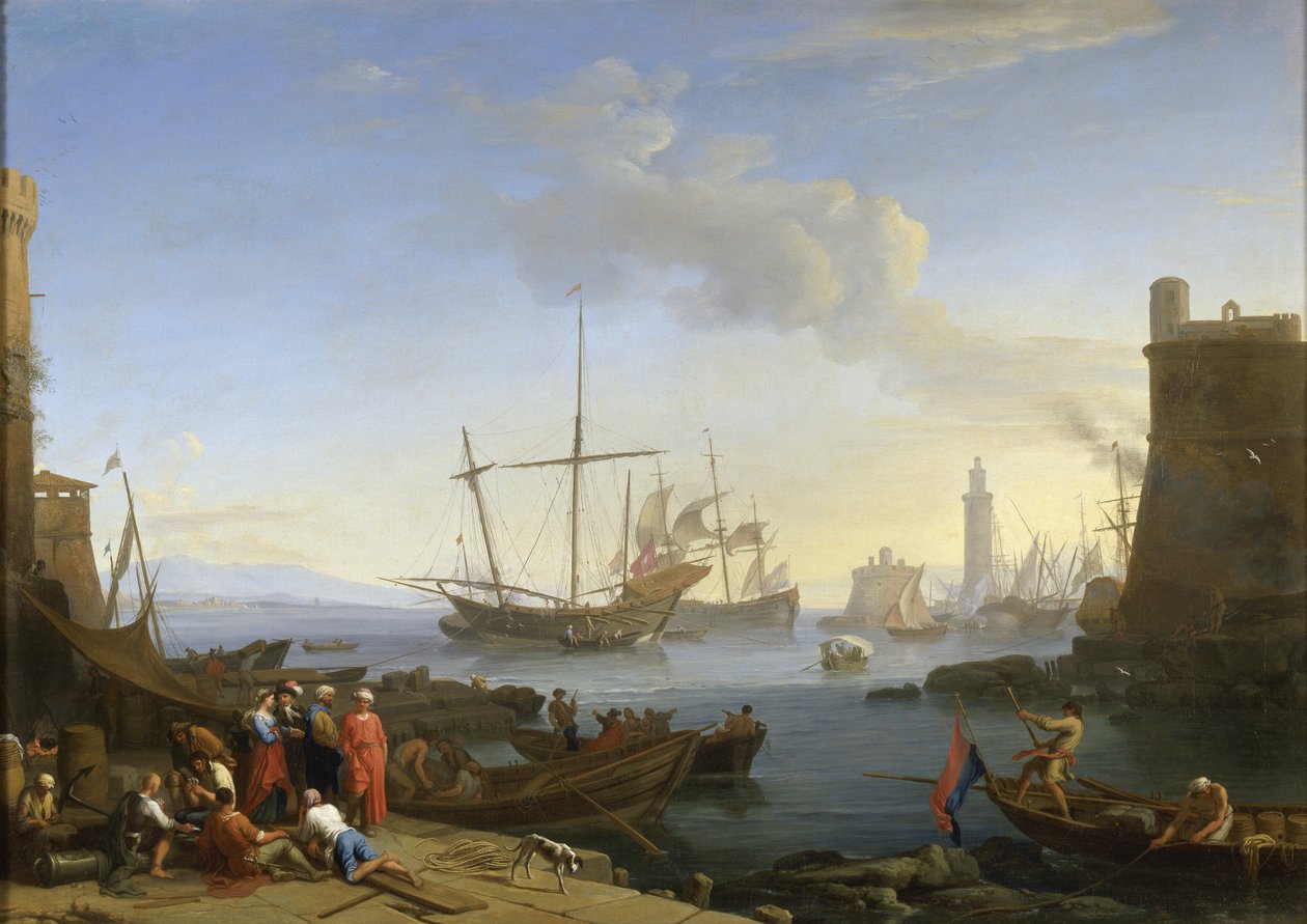Hamnen, 1726 av Adrien Manglard