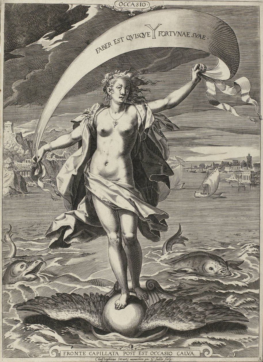 Gelegenheid / Möjlighet Tillfälle (titel på objekt) av Egidius  Sadeler (II)