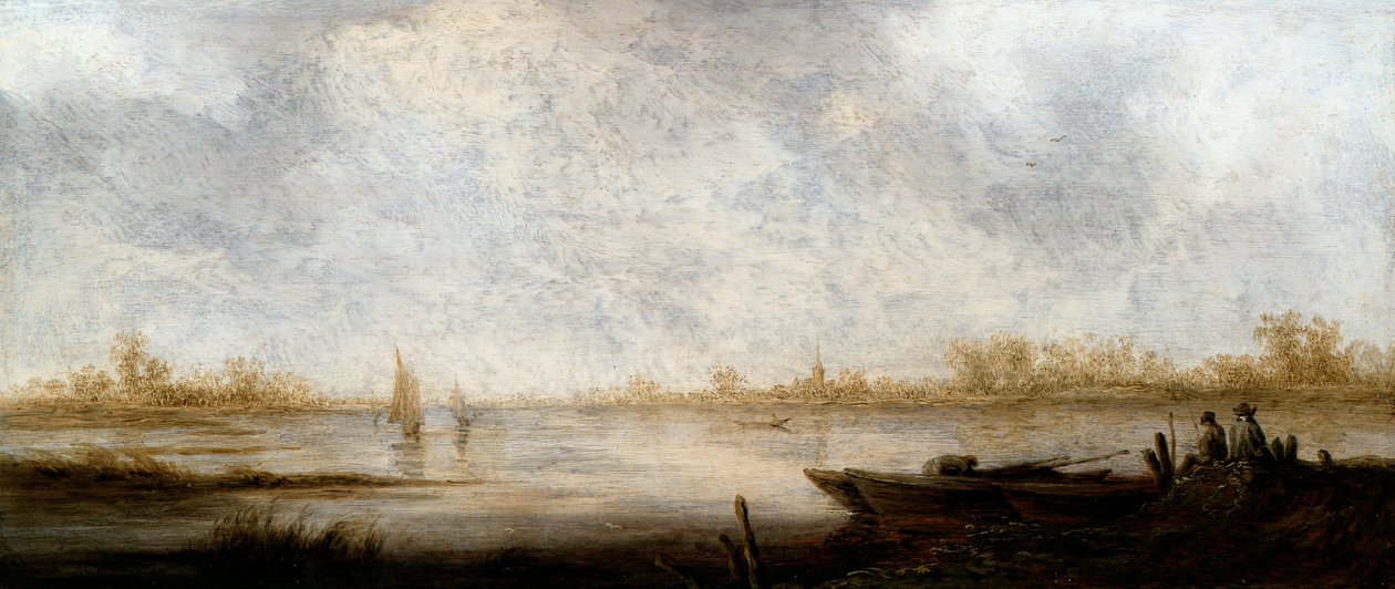 River Landscape av Aelbert Cuyp