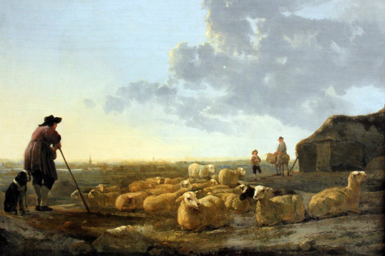 Schafherde auf der Weide  av Aelbert Cuyp