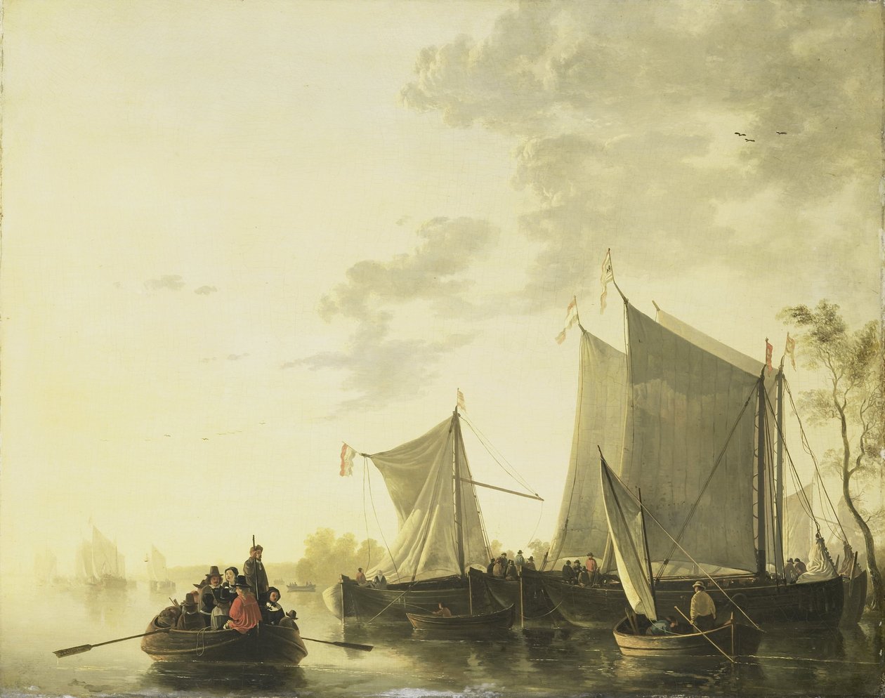 flod vy av Aelbert Cuyp (copy after)