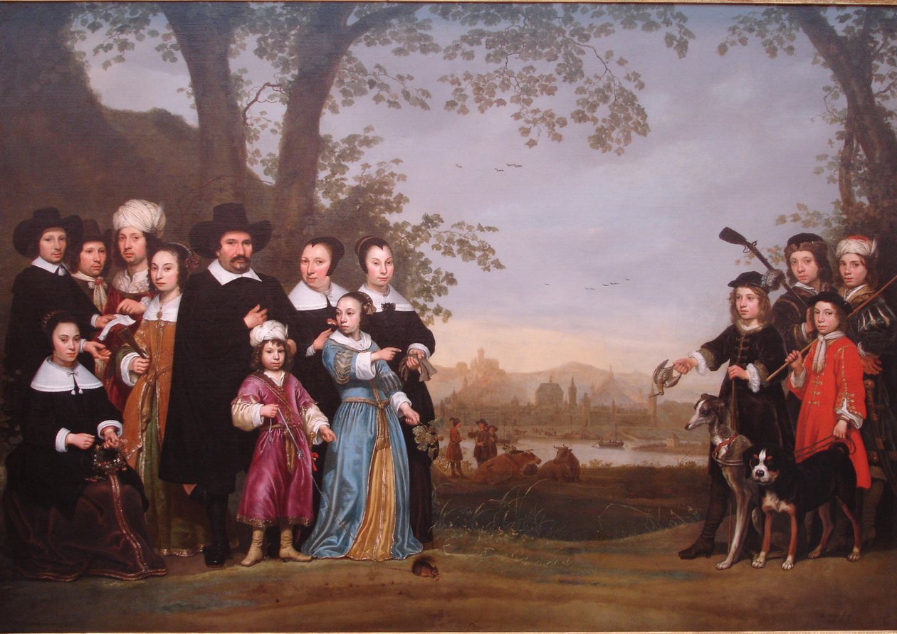 Porträtt av familjen Sam av Aelbert Cuyp