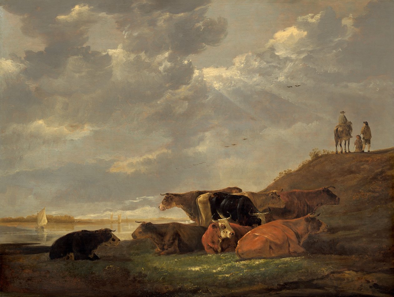 Flodlandskap med kor av Aelbert Cuyp