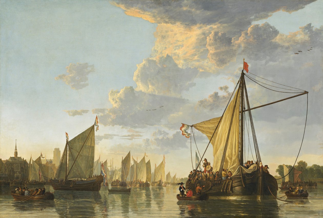 Maas i Dordrecht av Aelbert Cuyp