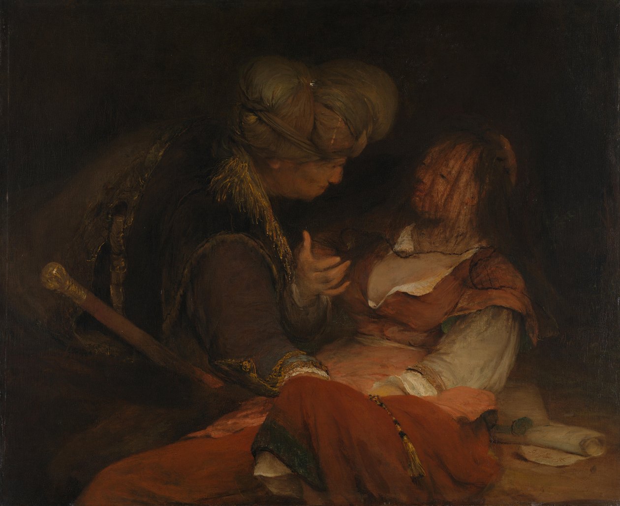 Judah and Tamar av Aernt de Gelder