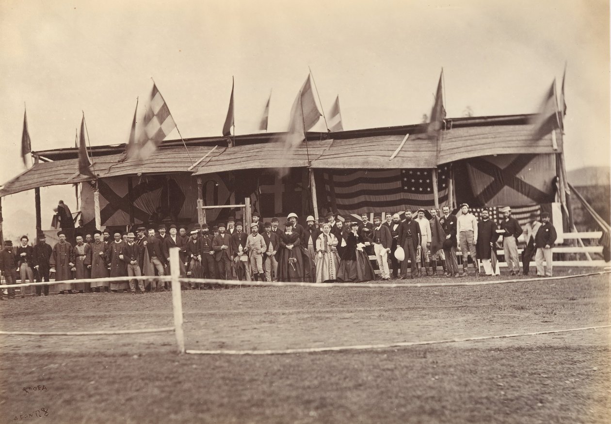 Grand Stand, Foochow Fuzhou, ca. 1869. av Afong Lai