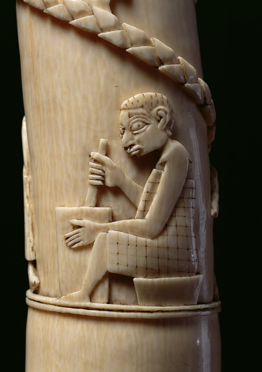 Snidade beta, Kongo elfenbensdetalj av 223943 av African