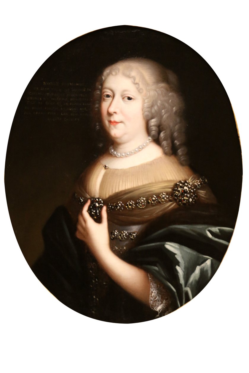 Porträtt av en kvinna av After Nicolas Mignard